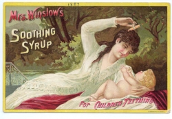 Opium syrup for pain relief for infants