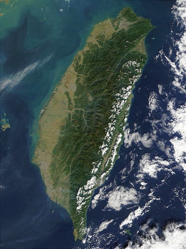 Taiwan zelený ostrov